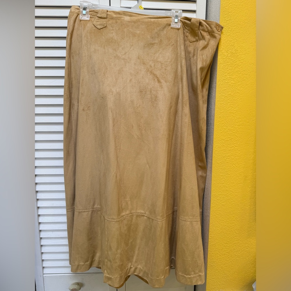 Elegant Tan Maxi Skirt for Women